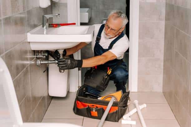 plombier installation équipement sanitaire lavabo